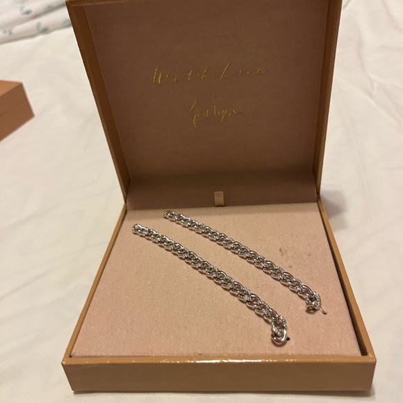 Jaclyn Roxanne drop chain earrings - Picture 2 of 6